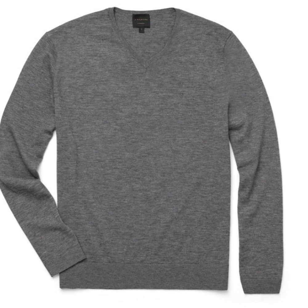 J. Holburn 100% Cashmere V Neck Sweater